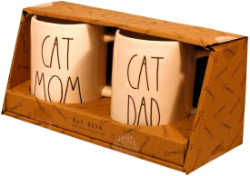 Best Cat Mum And Dad Mug Set
