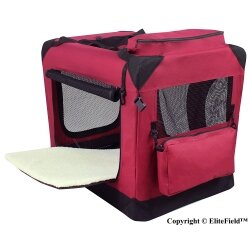 EliteField 3-Door Folding Soft Dog Crate