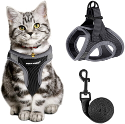 FAYOGOO Cat Harness and Leash for Walking Escape Proof