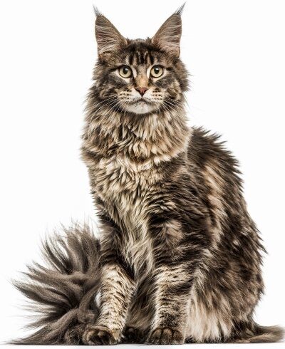 Maine Coon sit